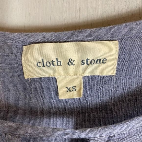 Cloth & Stone chambray bell sleeve shirt XS - Picture 5 of 7